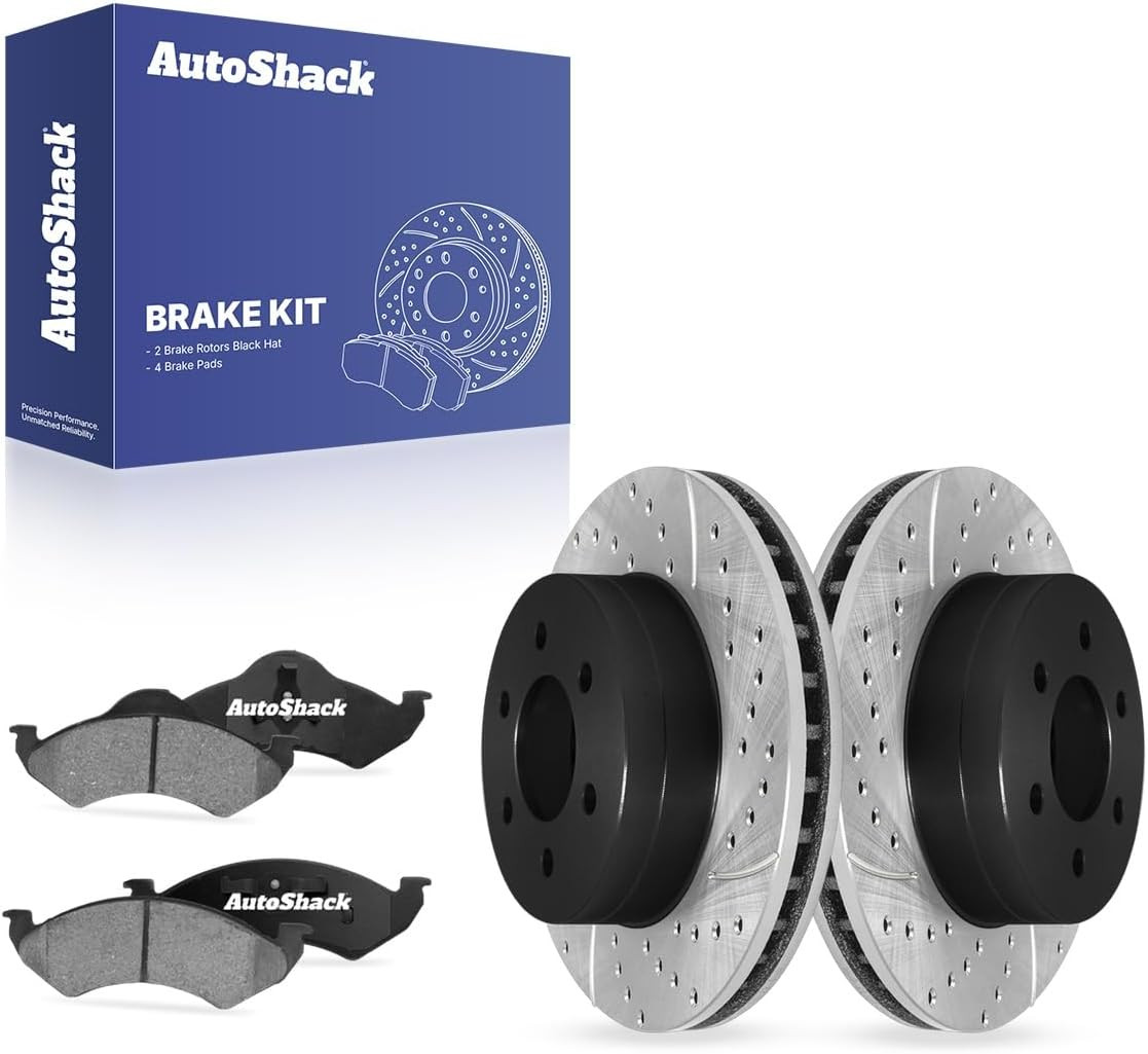 Autoshack Front E-Coated Rotors & Ceramic Pads for Dodge Dakota 2002 Autoshack Front E-Coated Rotors & Ceramic Pads for Dodge Dakota 2002