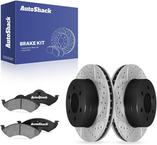 Autoshack Front E-Coated Rotors & Ceramic Pads for Dodge Dakota 2002 picture