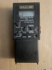 Goldline ZM1P Impedance Meter Device ONLY AS IS READ DESCRIPTION picture