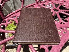 Samsill Vintage Hardcover Notebook, 200 Lined 7.5 x 10 Inch, Dark Brown, Sealed picture