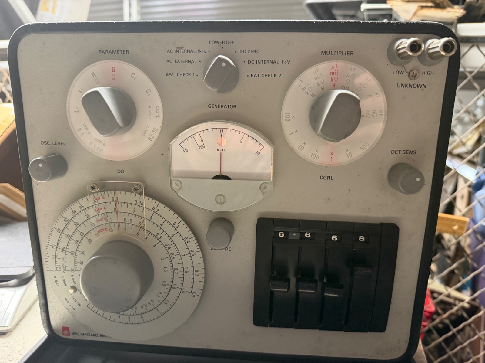 General Radio GenRad 1656 Impedance Bridge