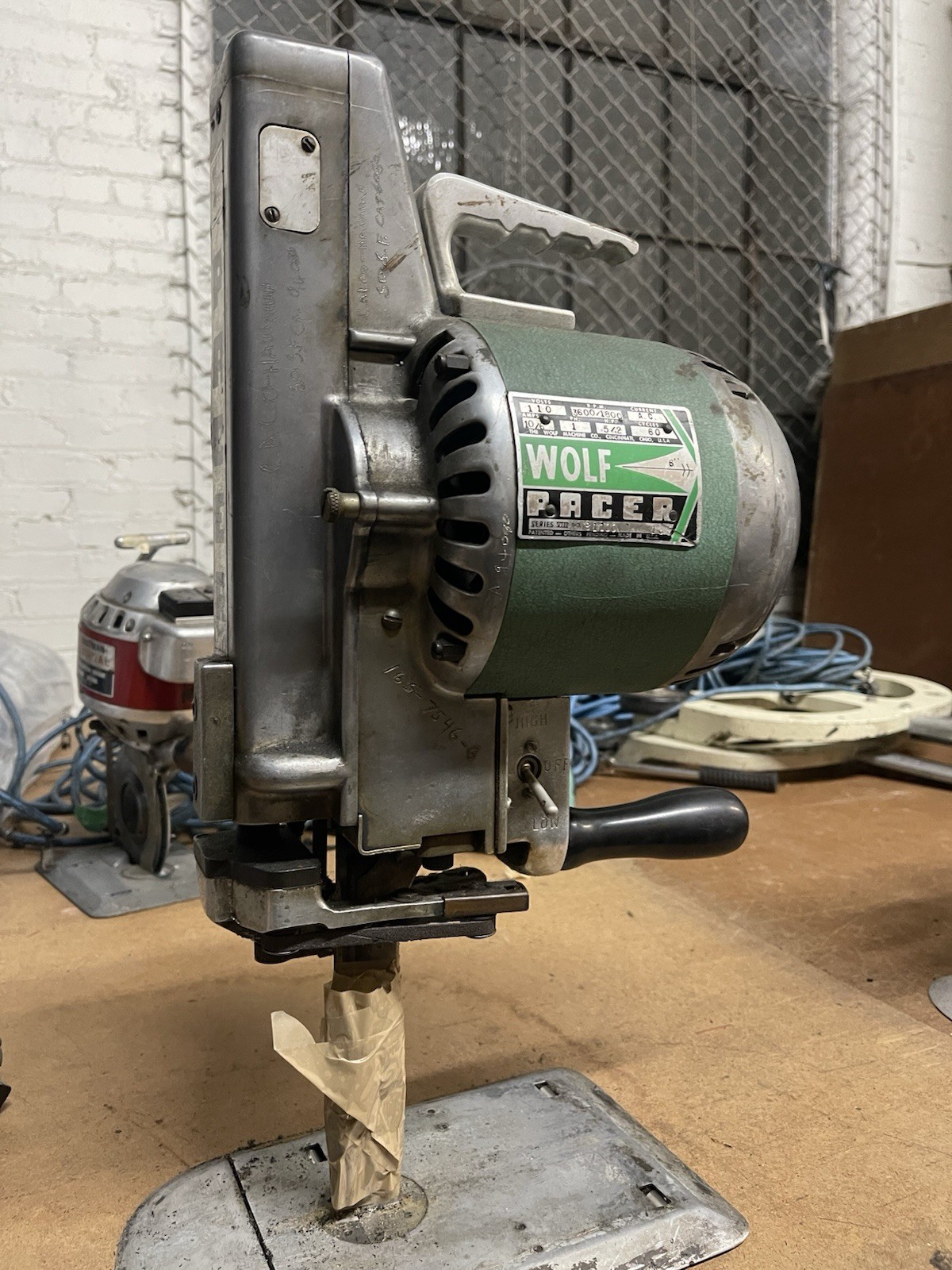 Vintage Cutting Machine Wolf Pacer 