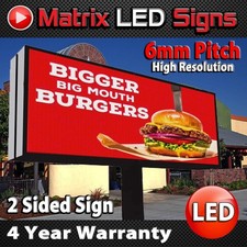 LED Sign Outdoor 2 Sided LED Programmable Message Center 2 Sided Sign P6 picture