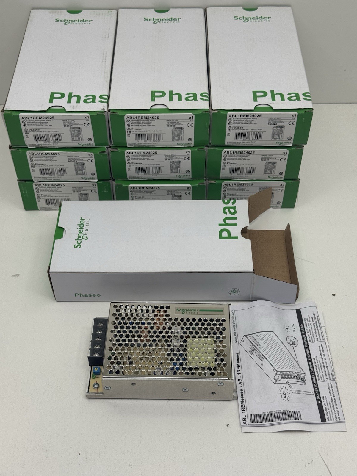 SCHNEIDER ELECTRIC ABL1REM24025 PHASEO SWITCHING MODE POWER SUPPLY 60W SCHNEIDER ELECTRIC ABL1REM24025 PHASEO SWITCHING MODE POWER SUPPLY 60W