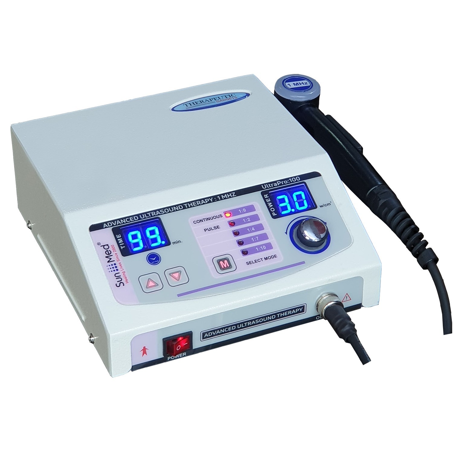 Ultra Pro 1Mhz Ultrasound Therapy Physical Unit New US Ultrasound Physio Machine Ultra Pro 1Mhz Ultrasound Therapy Physical Unit New US Ultrasound Physio Machine