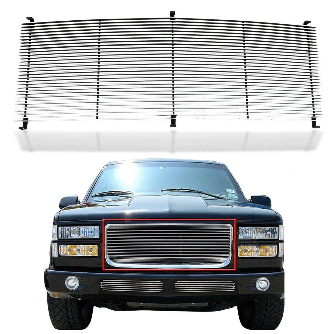 Front Grille for GMC C1500 Suburban Yukon C K Pickup 1994 1999 Polished Billet Front Grille for GMC C1500 Suburban Yukon C K Pickup 1994 1999 Polished Billet