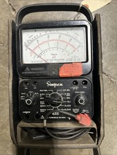 Vintage Simpson 260 4 Series Volt OHM Reader Analog Multimeter Tested Tagged picture