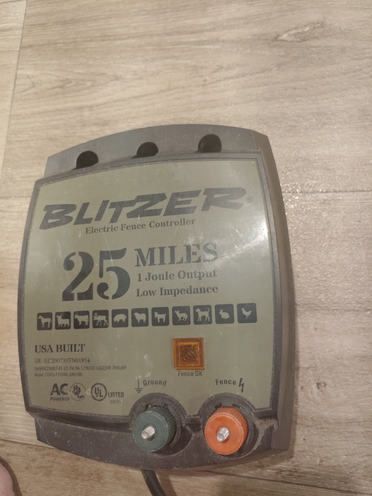 Blitzer 25 Mile Low Impedance Electric Fence Controller Blitzer 25 Mile Low Impedance Electric Fence Controller