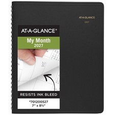 At-A-Glance 2027 Monthly Planner Jan-Dec Black Medium 7