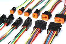 Black Assembled  Deutsch DT 2,3,4,6,8,12 Pin,12, 14 and 16 AWG connector picture