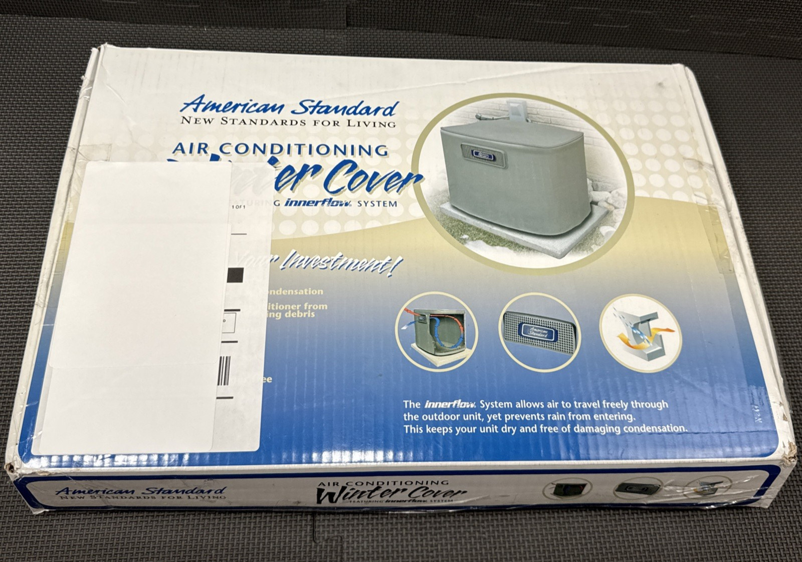American Standard A/C Winter Cover COV03666 (New Open Box) American Standard A/C Winter Cover COV03666 (New Open Box)