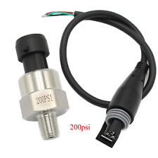 5V Fuel Pressure Transducer or Sender 200Psi for Oil Air Water picture