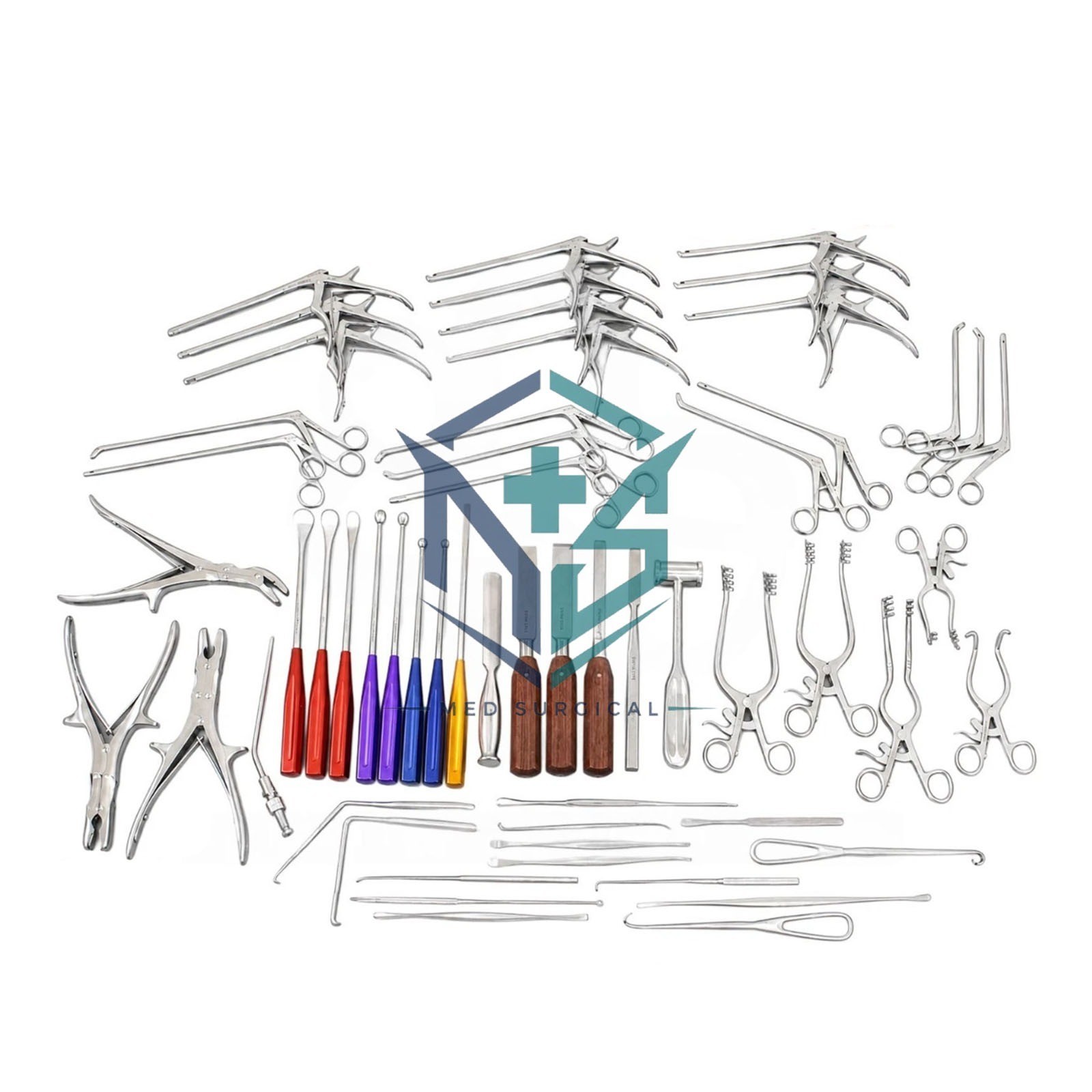 Laminectomy complete Instruments Full set of 57 PCs Spine Orthopedic instruments