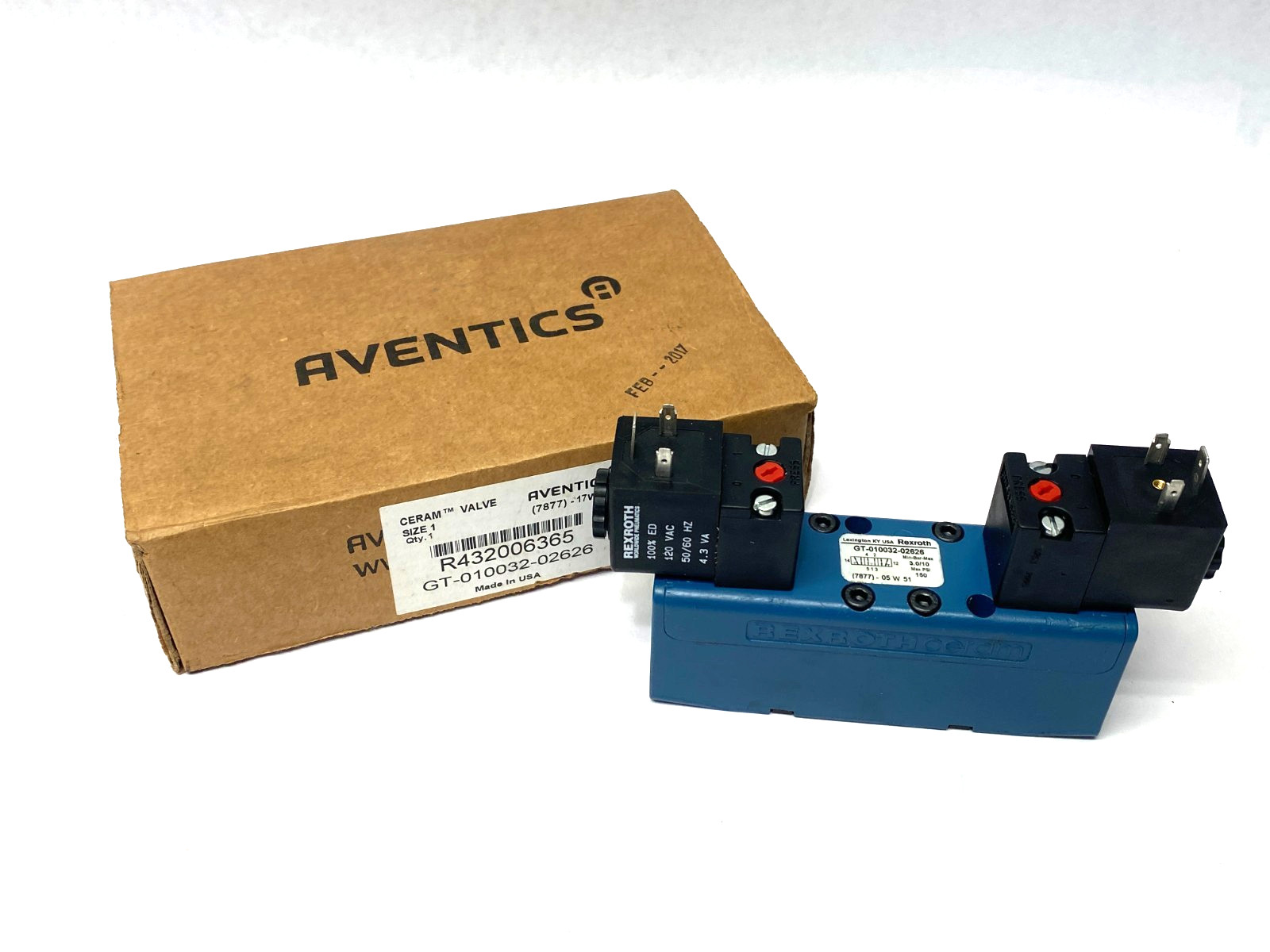 Emerson Rexroth R432006365 AVENTICS™ 5/3-Directional Valve, Series CERAM™ Emerson Rexroth R432006365 AVENTICS™ 5/3-Directional Valve, Series CERAM™