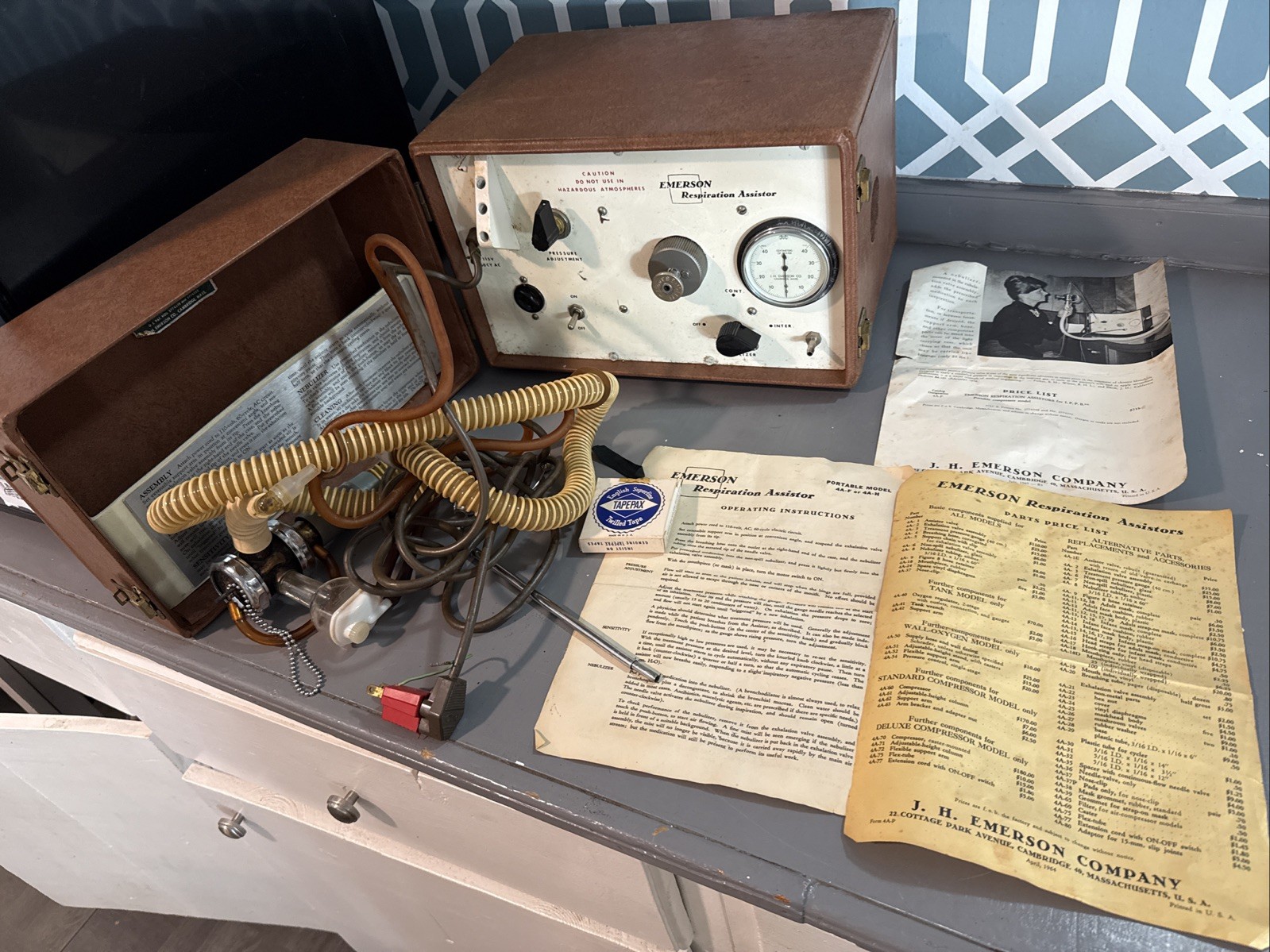 Emerson Respiration Assisted Rare Find Emerson Respiration Assisted Rare Find