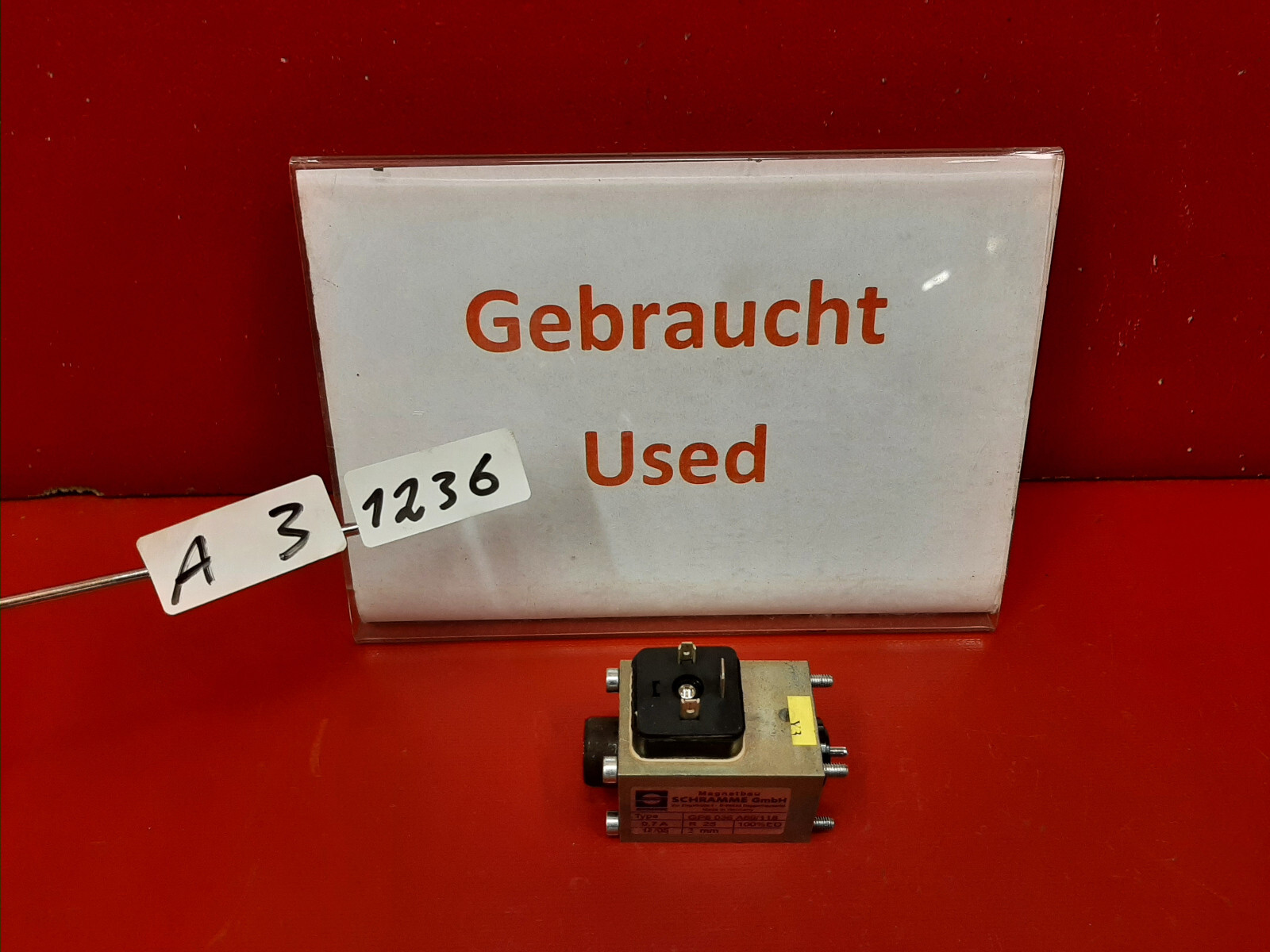 Magnetic construction SCHRAMME GP8 036 A59/118 used Magnetic construction SCHRAMME GP8 036 A59/118 used