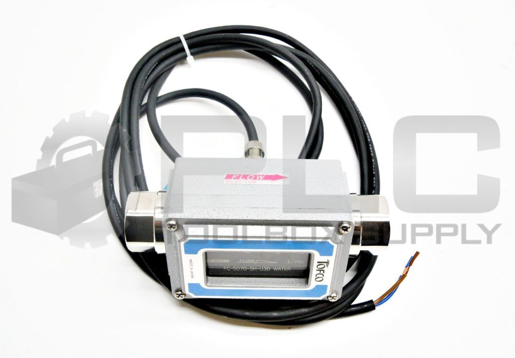 NEW TOFCO FC-SD70-SH-U30 WATER COOLANT FLOW METER / FC-SD70-SHBV30 NEW TOFCO FC-SD70-SH-U30 WATER COOLANT FLOW METER / FC-SD70-SHBV30