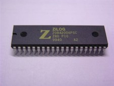 2 Genuine Vintage ZiLOG Z0842006PSC Z80 P10 CMOS Parallel Input / Output ICs picture