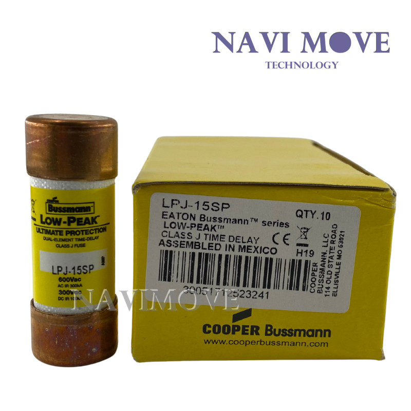 10PCS/Box New Bussmann LPJ-15SP Low Peak Fuse Class J Time Delay US Seller 10PCS/Box New Bussmann LPJ-15SP Low Peak Fuse Class J Time Delay US Seller