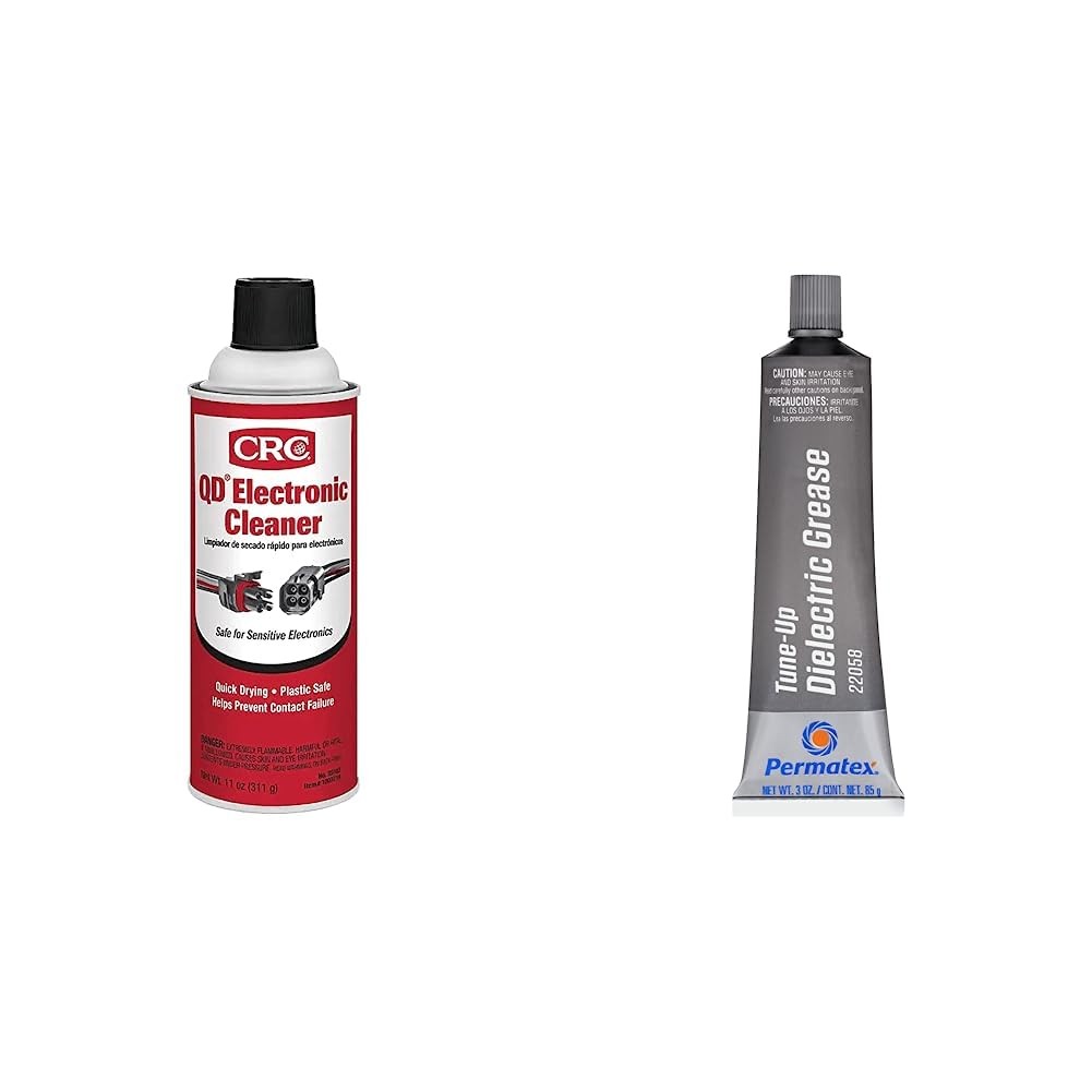 CRC 05103 QD Electronic Cleaner -11 Wt Oz and Permatex 22058 Dielectric... CRC 05103 QD Electronic Cleaner -11 Wt Oz and Permatex 22058 Dielectric...