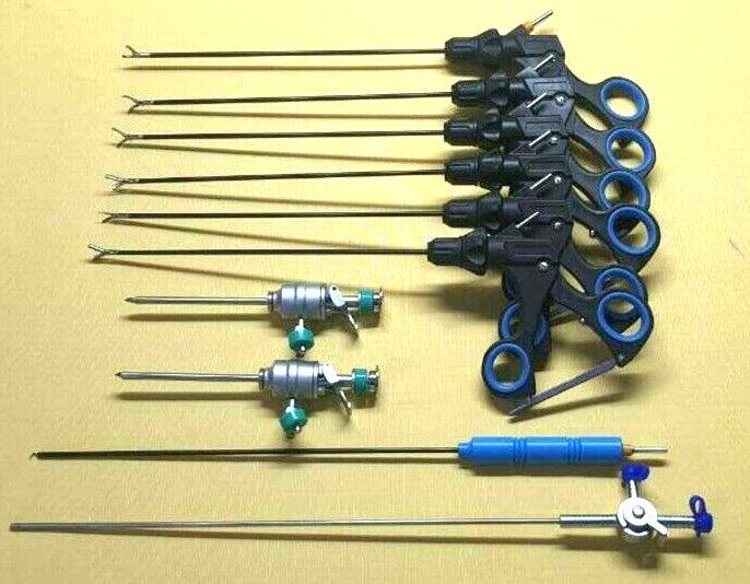 10pc Laparoscopic Surgery Set 3mmx260mm Endoscopy surgical Instruments 10pc Laparoscopic Surgery Set 3mmx260mm Endoscopy surgical Instruments