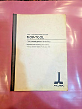Okuma OSP7000M MOP TOOL Load Monitoring Instruction MANUAL  picture