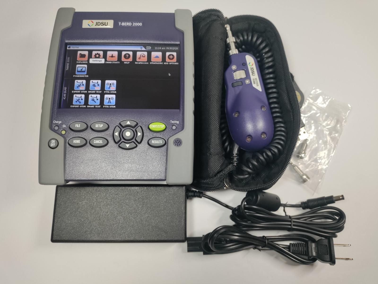 JDSU VIAVI T-BERD 2000 4146 SM MM UPC Fiber OTDR 850/1300/1310/1550 w/PM, P5000 JDSU VIAVI T-BERD 2000 4146 SM MM UPC Fiber OTDR 850/1300/1310/1550 w/PM, P5000