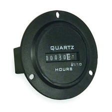 Trumeter 732-0001 Hour Meter, Dc Quartz, Round, 3 Hole picture
