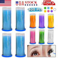400 Microbrush Micro Brush Applicator Tips for Makeup Eyelash Dental Super Fine picture