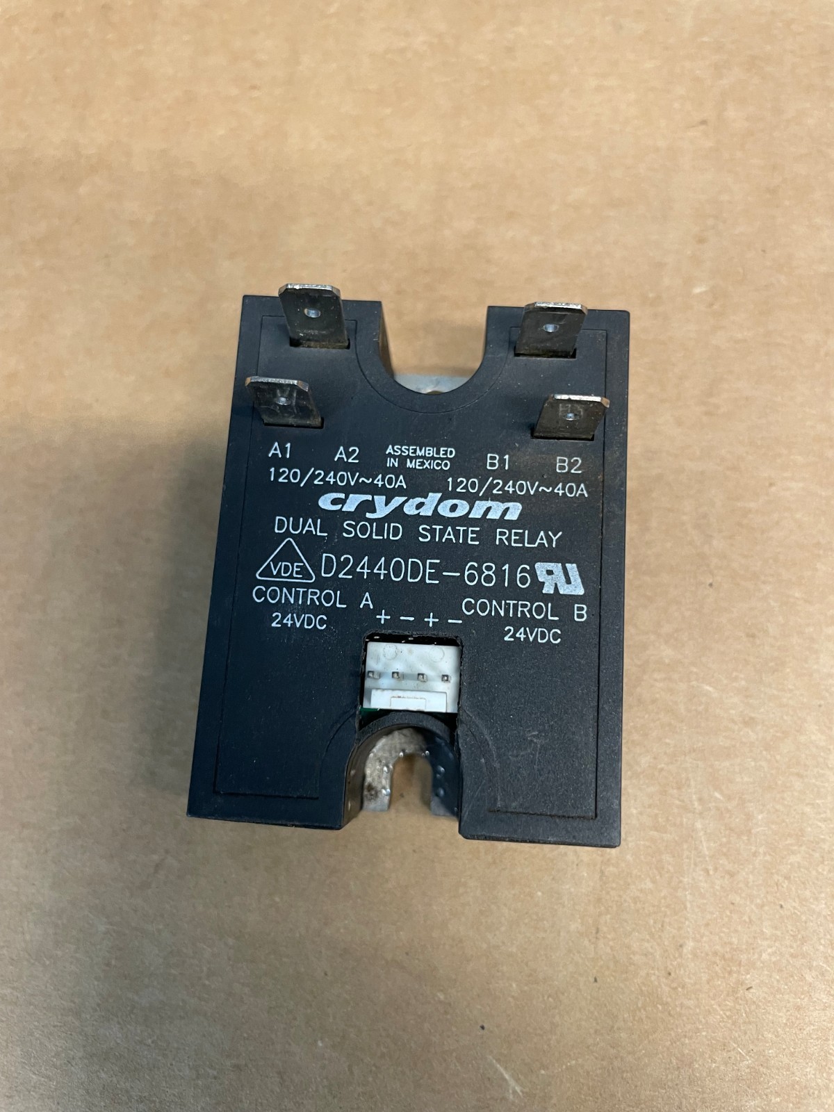 TurboChef NGO Crydom D2440DE-6816 Solid State Dual Voltage Relay TurboChef NGO Crydom D2440DE-6816 Solid State Dual Voltage Relay
