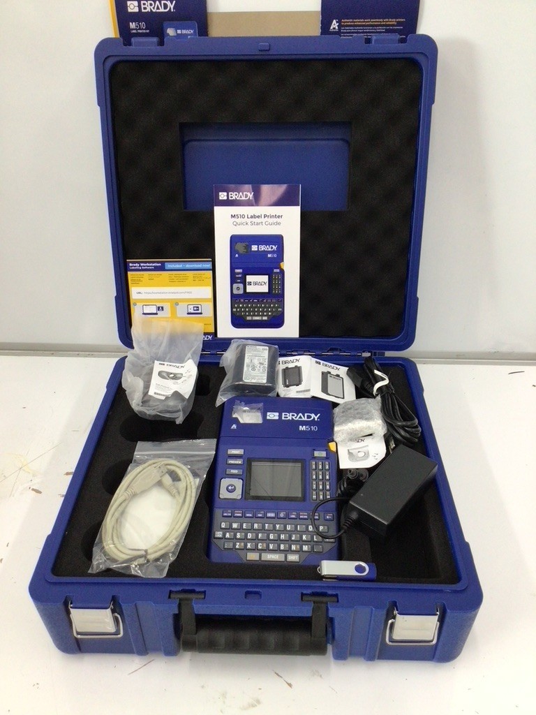 Brady-M510-KIT Portable Industrial Label Printer with Accessories Kit Brady-M510-KIT Portable Industrial Label Printer with Accessories Kit
