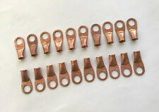 (20) 4 GAUGE AWG X 3/8 in COPPER LUG BATTERY CABLE CONNECTOR TERMINAL  picture