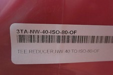NEW NOR-CAL 3TA-NW-40-ISO-80-OF TEE REDUCER 3TANW40ISO80OF picture