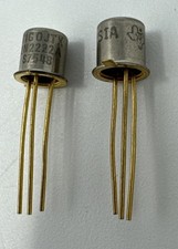 2N2222A Genuine TI TO-18 Transistor Factory Original New Old Stock X 2 picture