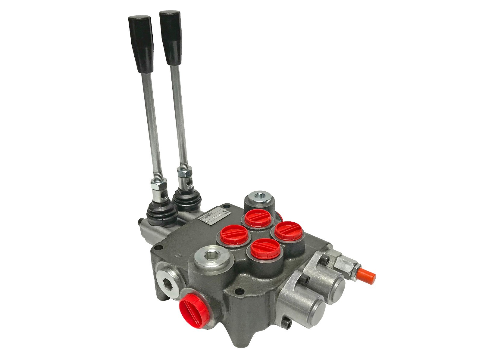 2 Spool Hydraulic Directional Control Valve Open Center 21 GPM 3600 PSI NEW 