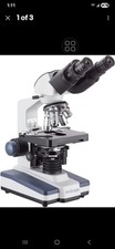 AmScope B120C Upright Compound Microscope No Slides picture