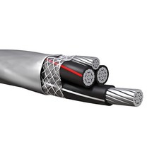 PER FOOT 1-1-1-3 Aluminum SER Service Entrance Cable PVC Jacket (115 Amp) 600V picture
