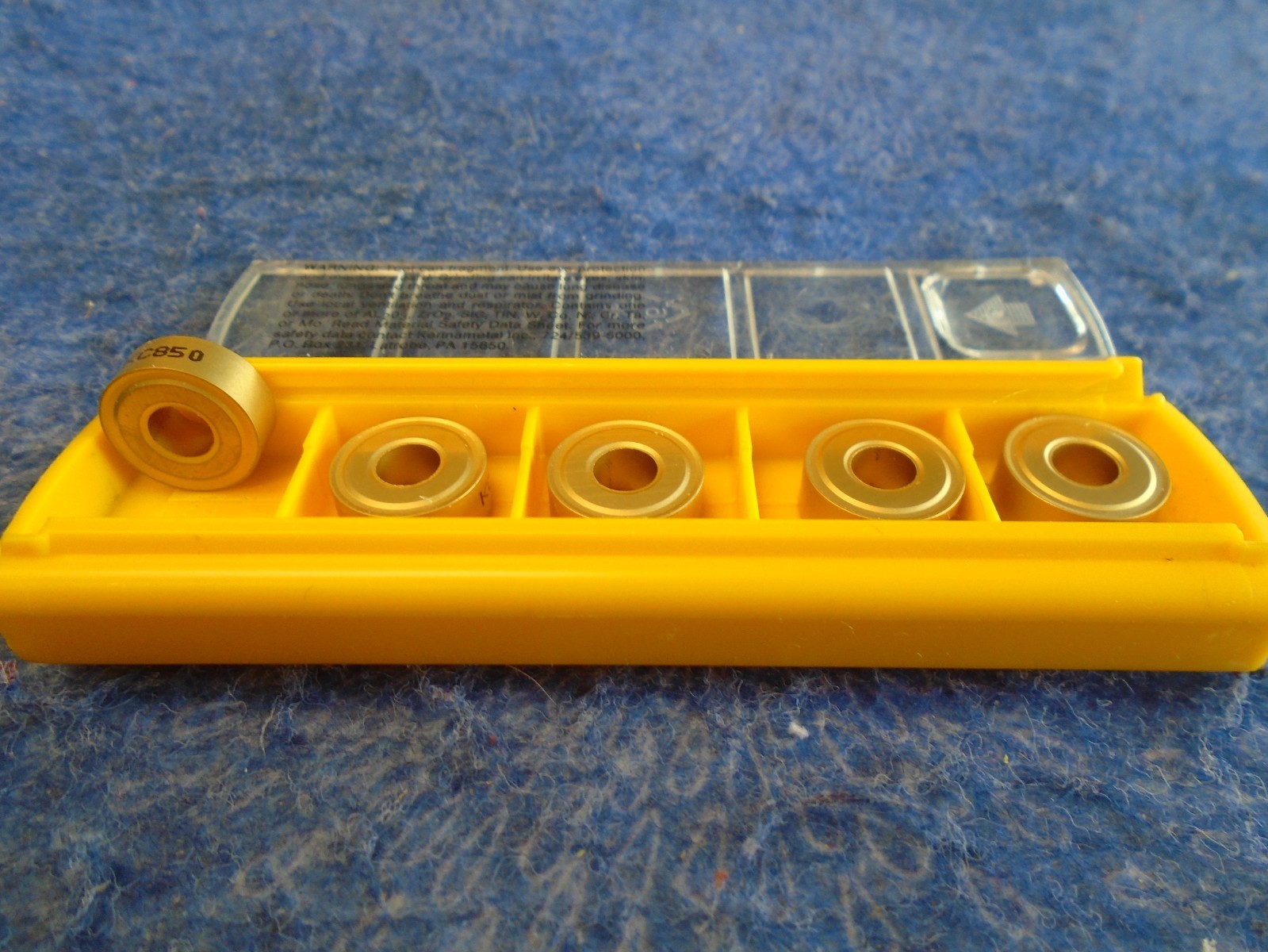 KENNAMETAL RNMG120400 KC850 RNMG43 CARBIDE INSERTS 5 PC - NEW KENNAMETAL RNMG120400 KC850 RNMG43 CARBIDE INSERTS 5 PC - NEW