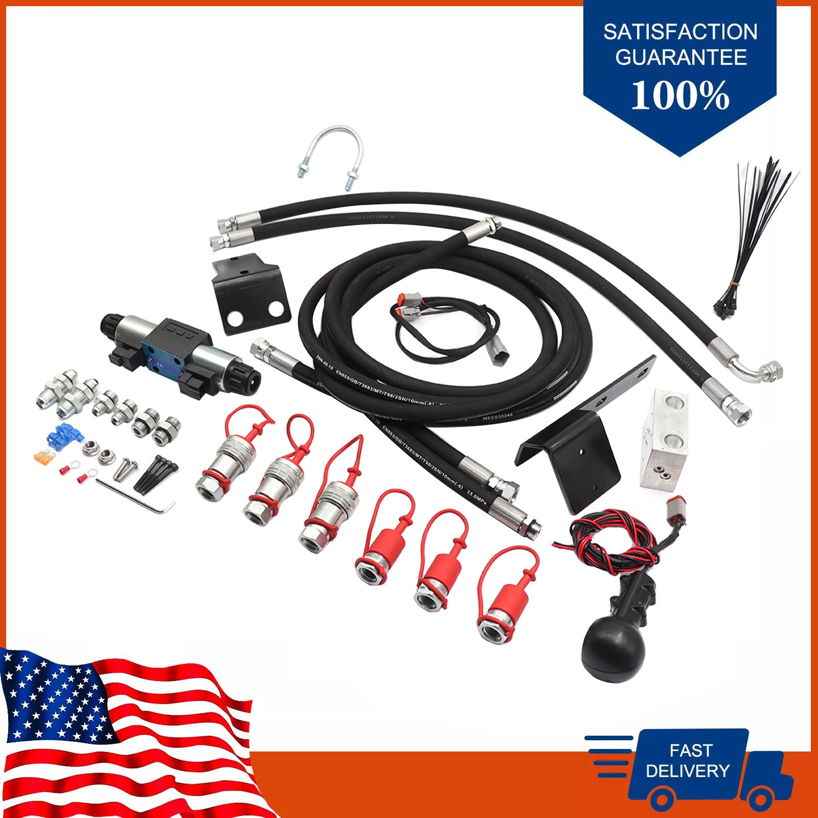 Brand New 3rd Third Function Valve Kit for Kubota L2501 L3200 LA525 LA524 Loader