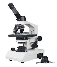 40-2500x Medical Brightfield & Darkfield Biology LED Microscope w USB PC Camera picture