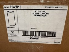 Box of 6 Carlon E948R10 6” X 10” PVC Sleeve Coupling -  picture