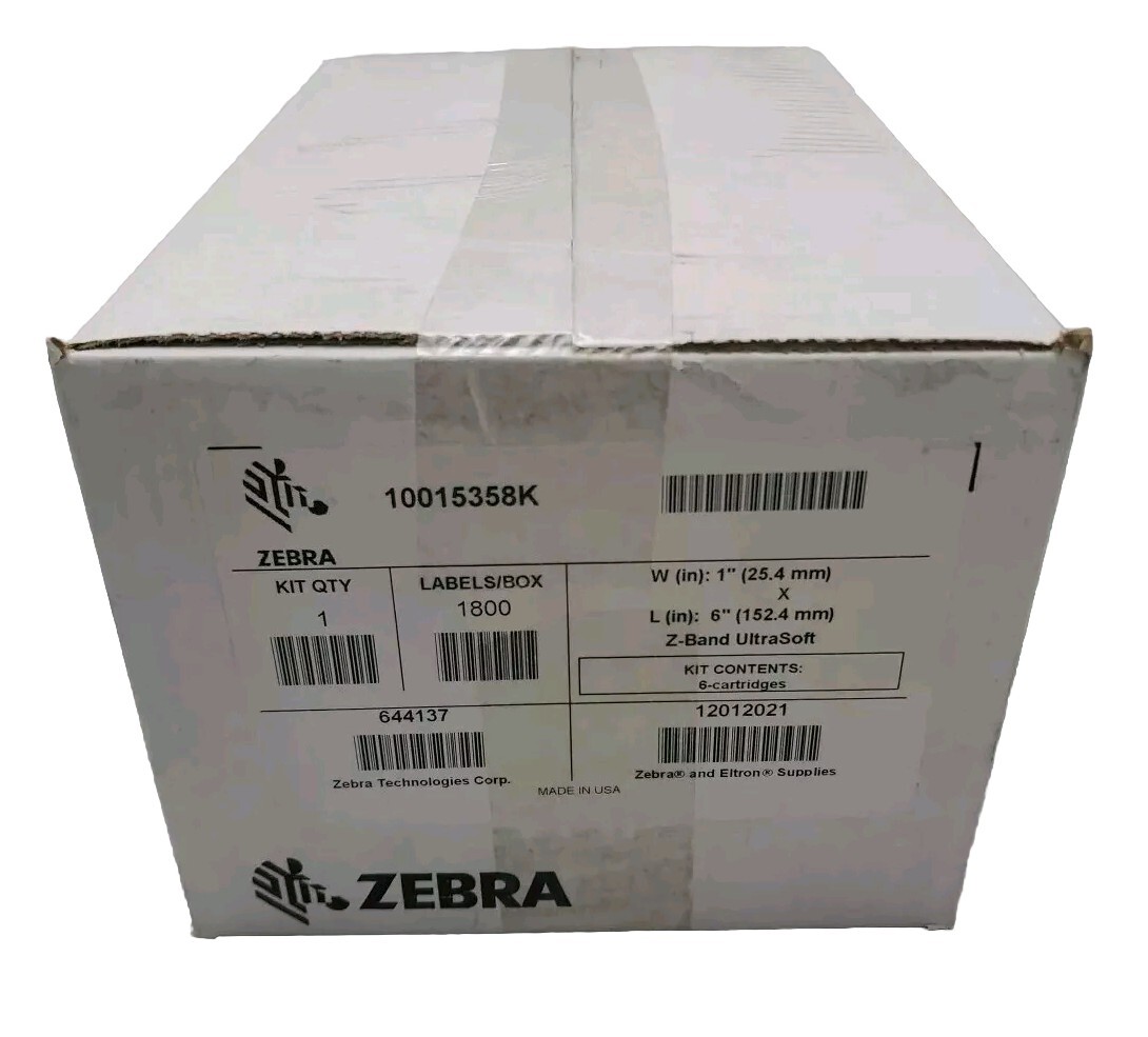 6 Pack) Zebra Z-Band Ultra Soft Infant Wristband 1 6 Pack) Zebra Z-Band Ultra Soft Infant Wristband 1