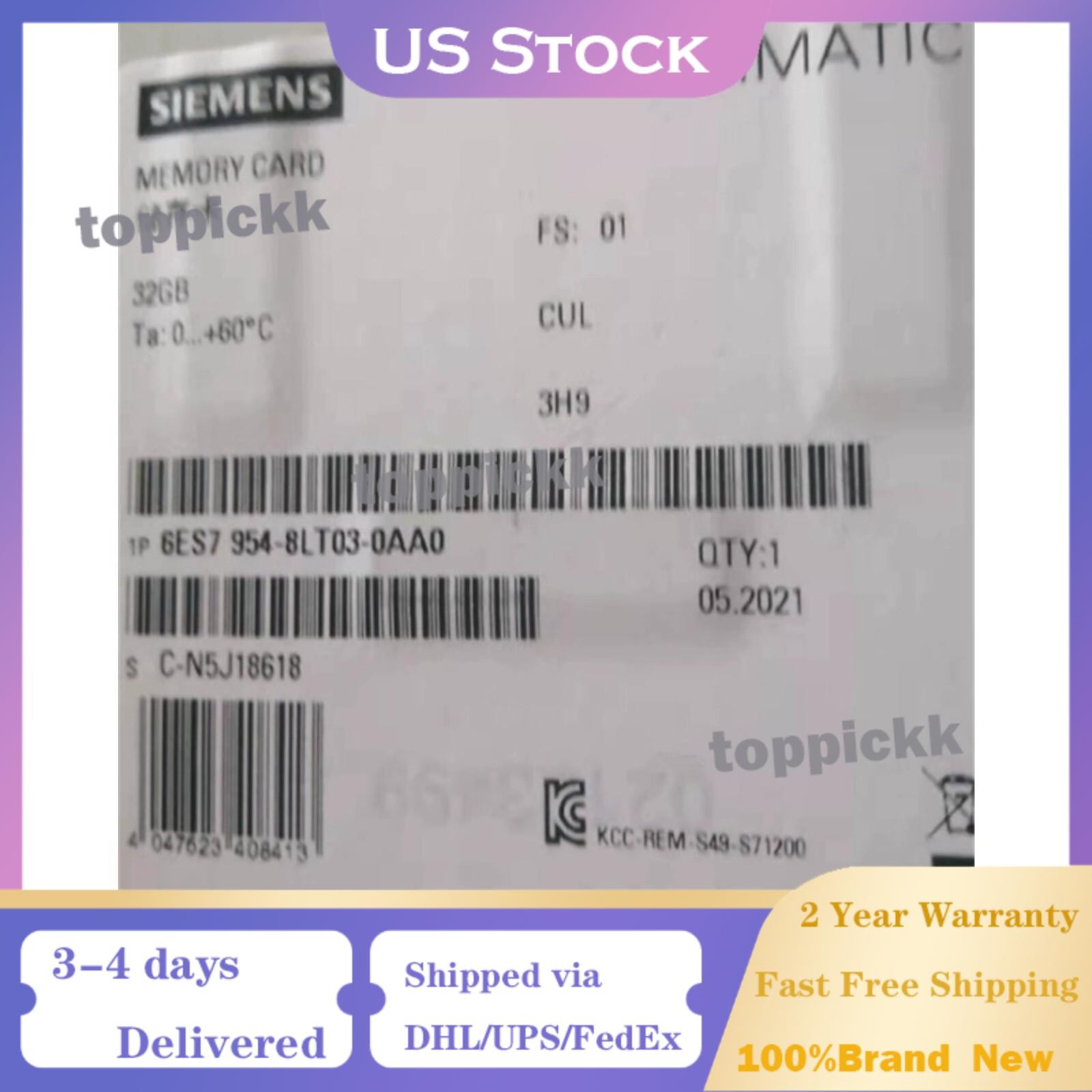 New Siemens 6ES7954-8LT03-0AA0 SIMATIC S7 memory cards 6ES7 954-8LT03-0AA0 New Siemens 6ES7954-8LT03-0AA0 SIMATIC S7 memory cards 6ES7 954-8LT03-0AA0