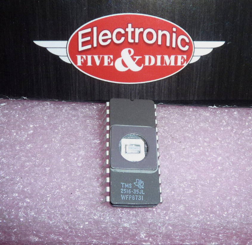 TMS2516-35JL Texas Instruments 2Kx8Bit 16Kbit 25V uv-Eprom Ic DIP-24 Memory Chip