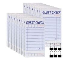suituts 24 Pack Guest Check Book Board/Pads Server Note Pads and Waitress Ord... picture