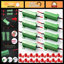 8Pcs 50W 6Ohm LED Load Resistors for Fixing Hyper Flash Turn Signal Bulbs picture