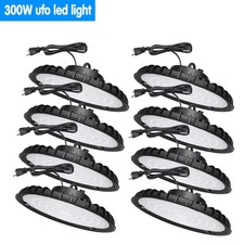 8Pack 300W UFO Led High Bay Light Industrial Commercial Warehouse Led Shop Light picture