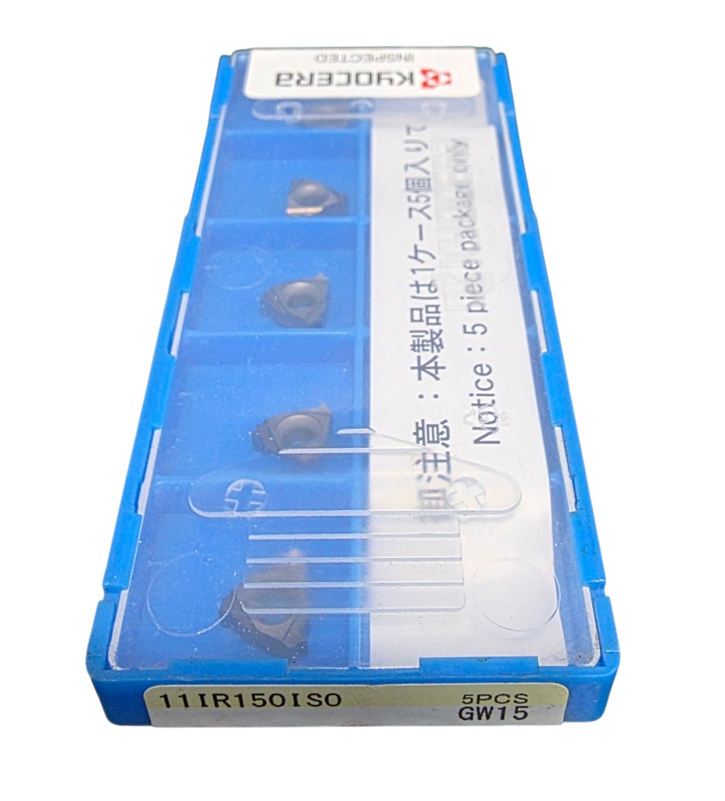 KYOCERA 11IR 150ISO GW15 Thread inserts 5pcs KYOCERA 11IR 150ISO GW15 Thread inserts 5pcs