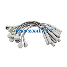 10/set ECG/EKG Banana 4.0mm Plug to Snap Adapter for Medical Leadwire Electrodes picture