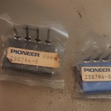 ULTRA RARE NOS Pioneer SX-1280 Output Transistor Master Set 2SD746-O 2SB706-O NE picture